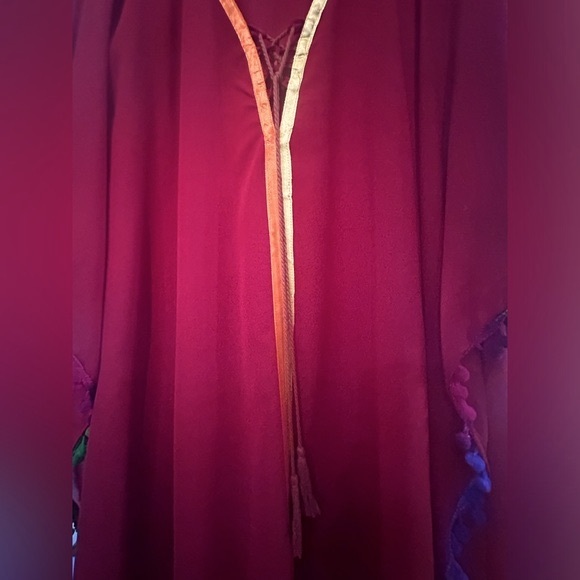 NWOT - Fig & Vine Full Length Sheer Beach Cover-Up/Caftan - Size Large - Picture 4 of 7